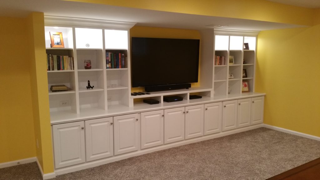 Built-in entertainment center in Louisville by Ryan Bruzan