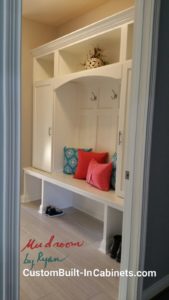 custom mudroom