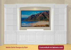 Custom Entertainment Center Designs by Ryan
