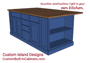 Custom Kitchen Island designs by Ryan