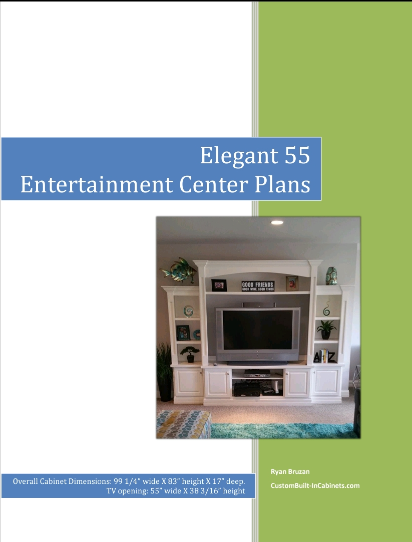 Elegant Entertainment Center Plans