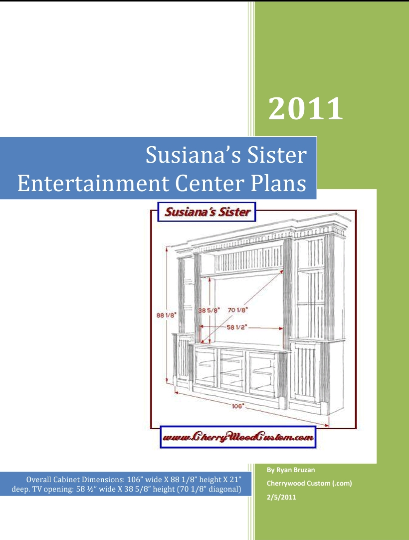 Susiana's Sister Entertainment Center Plans
